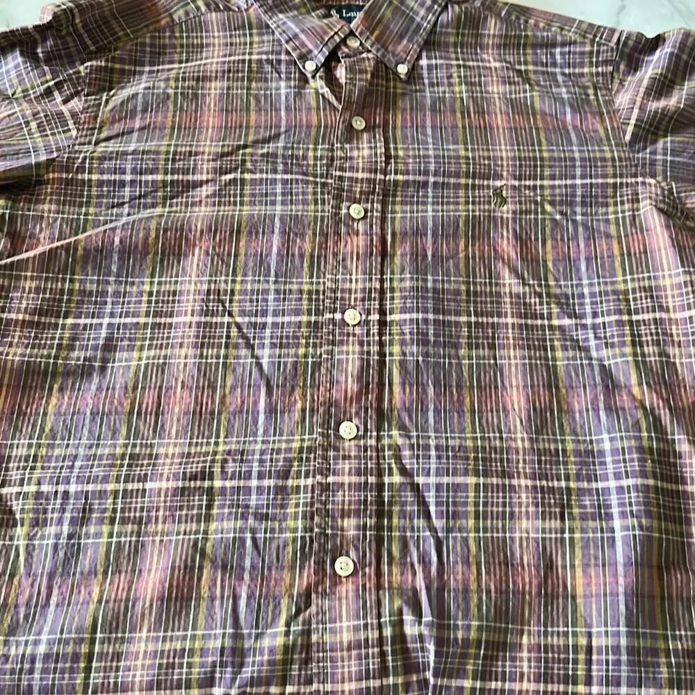 Polo Ralph Lauren Classic Fit Plaid Button Down Mens M